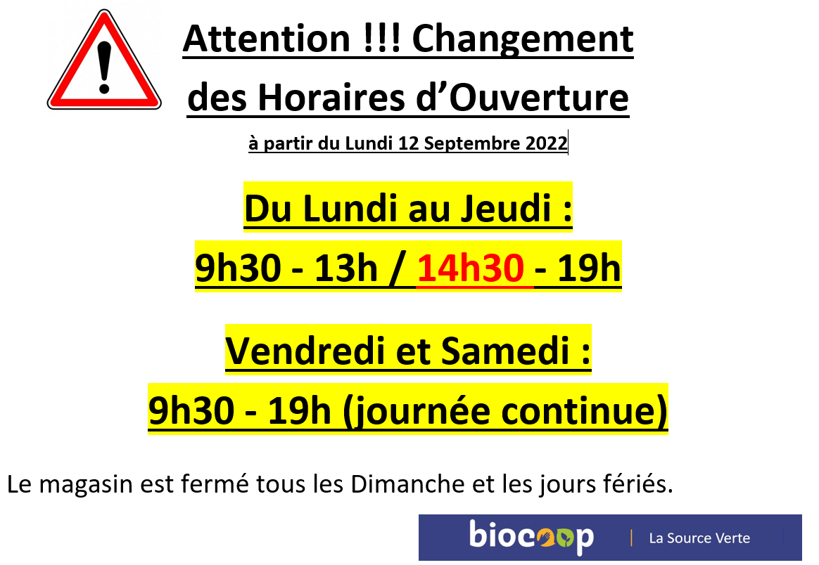 Changement Horaire