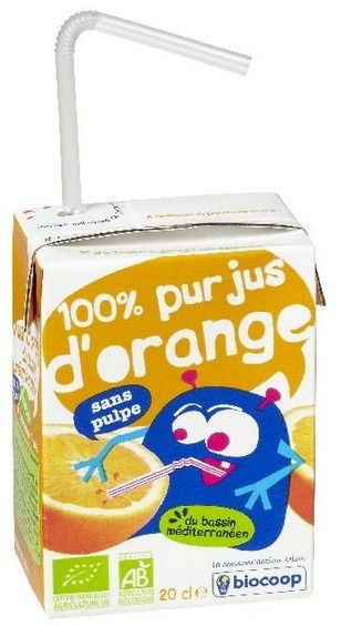 Jus d'orange tétra 20cl