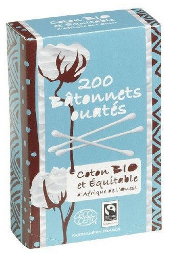 Bâtonnets ouatés coton (200)
