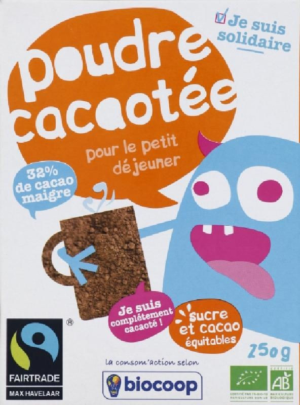 Boisson cacaotée poudre 32% 250g Boisson cacaotée poudre 32% 250g