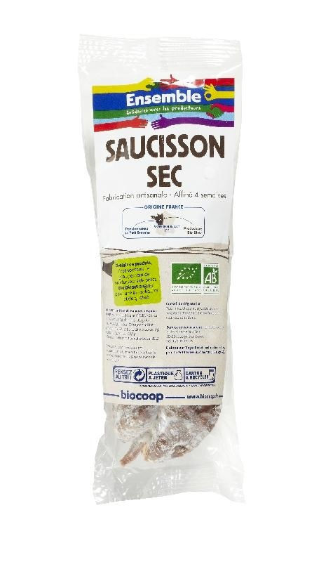 Saucisson sec pur porc 200g Saucisson sec pur porc 200g