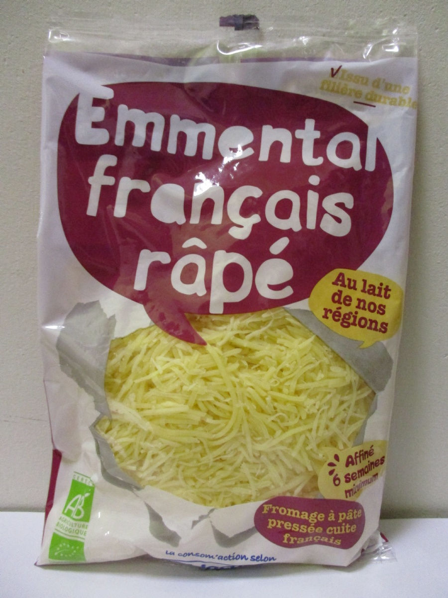 Emmental râpé 29%MG 200g CC