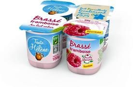 Yaourt framboise entier brassé 4x100g Yaourt framboise entier brassé 4x100g