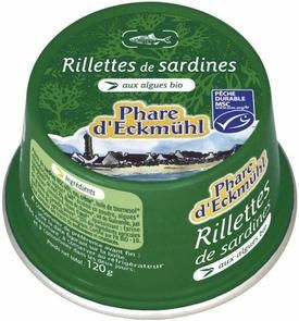 Rillettes de sardine aux algues 120g