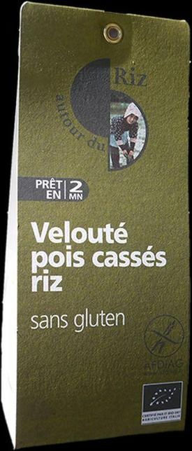 Velouté pois cassés riz 100g Velouté pois cassés riz 100g
